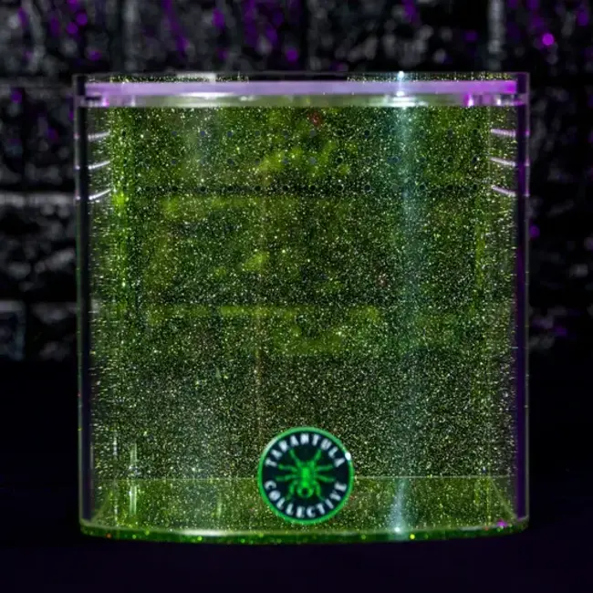 Tarantula Cribs Bow Front Green Glitter The Tarantula Collective x Tarantula Cribs