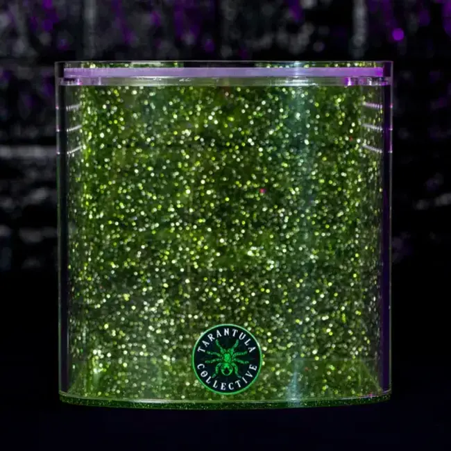 Tarantula Cribs Bow Front Green Glitter The Tarantula Collective x Tarantula Cribs