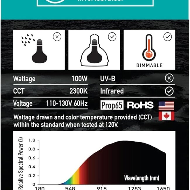 Arcadia Arcadia Golden Sun Basking Flood Lamp - 100w