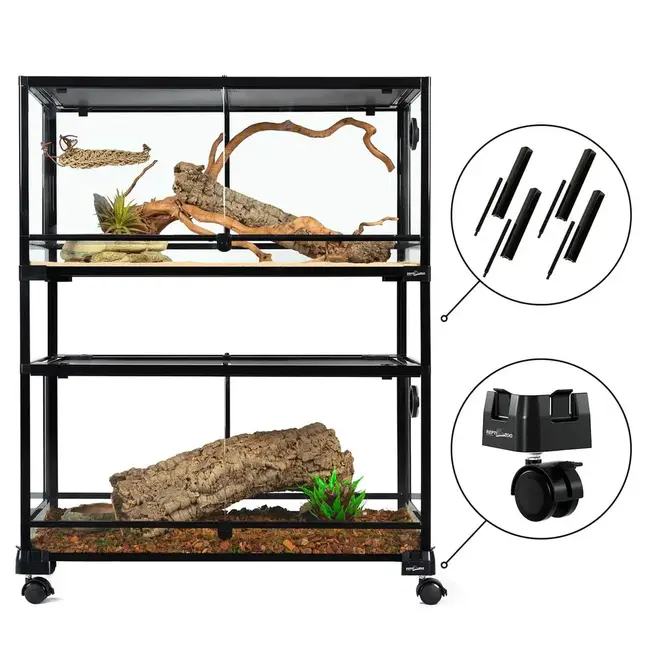 ReptiZoo ReptiZoo Universal Wheels For RK Terrariums