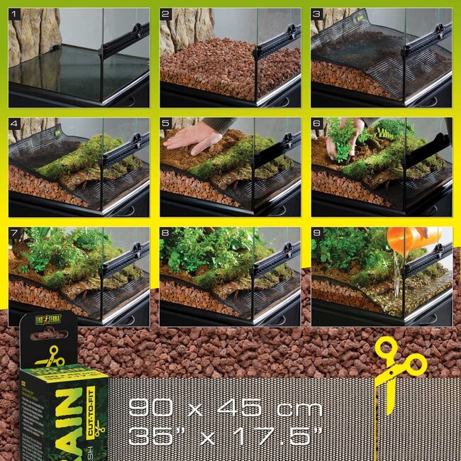 Exo Terra BioDrain Mesh Cut to Fit 35x17.5"