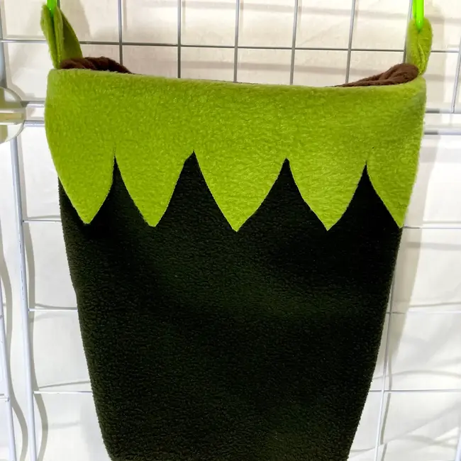 Sugar Glider Stichery Deluxe Fleece Mammal Cage Set 5 pc - Jungle Fringe