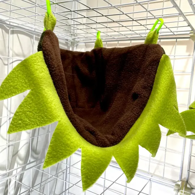 Sugar Glider Stichery Deluxe Fleece Mammal Cage Set 5 pc - Jungle Fringe