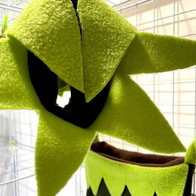 Sugar Glider Stichery Deluxe Fleece Mammal Cage Set 5 pc - Jungle Fringe