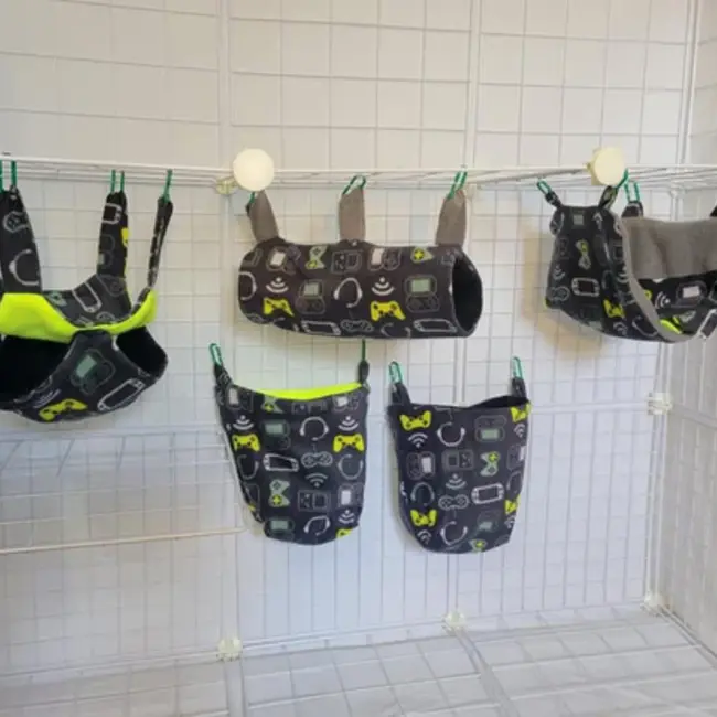 Sugar Glider Stichery Deluxe Fleece Mamal Cage Set 5 pc - Game Controller