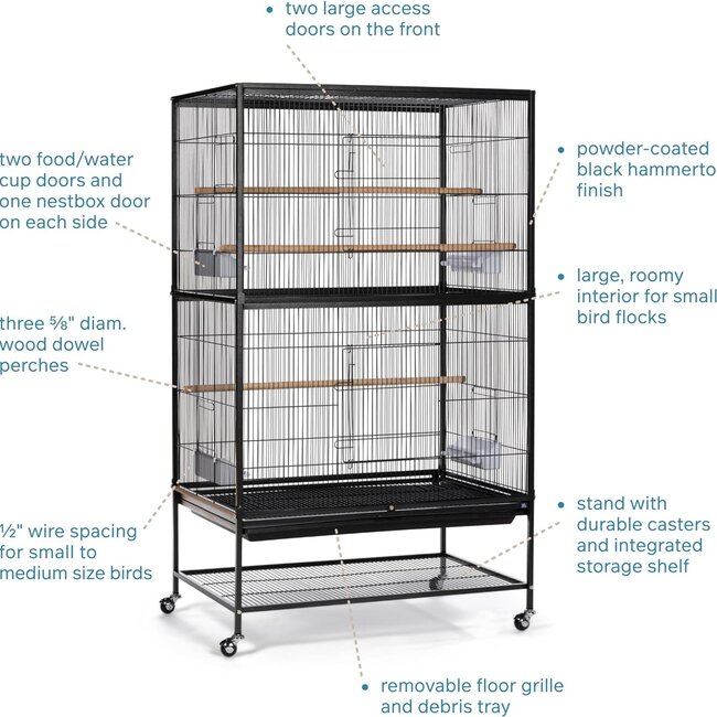 Prevue Pet Wire Cage 31"x20.5"x53"