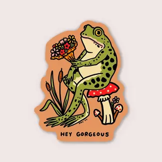 Stay Home Club Hey Gorgeous Vinyl Sticker - Stay Home Club