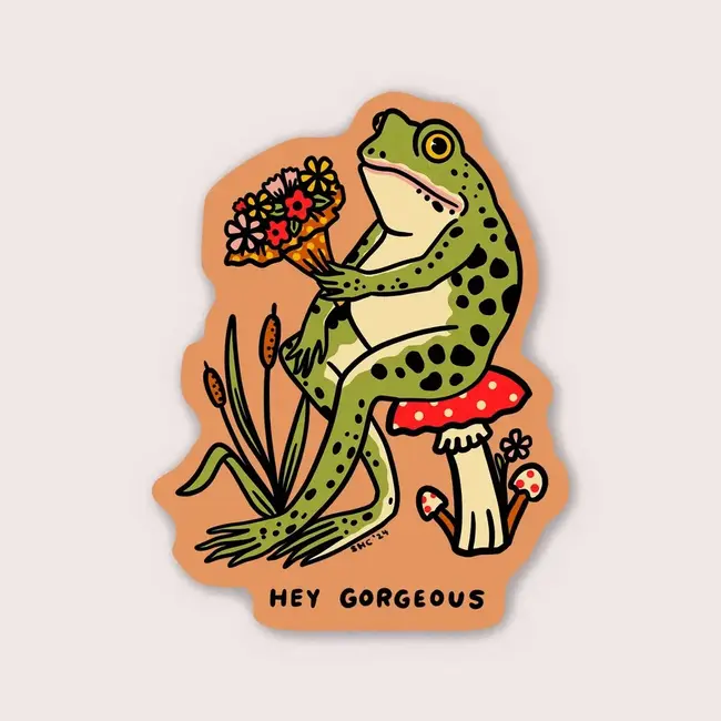 Stay Home Club Hey Gorgeous Vinyl Sticker - Stay Home Club