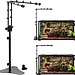 ReptiZoo Height Adjustable Clip OR Standing Dome Lamp Bracket