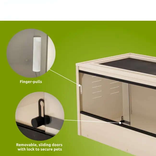 ECOFLEX 48x22.8x24" Maple Mojave Reptile Lounge