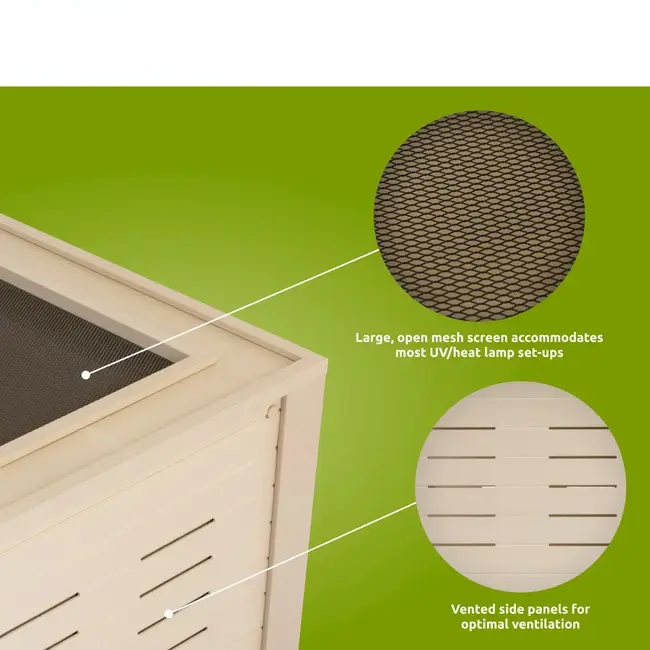 ECOFLEX 48x22.8x24" Maple Mojave Reptile Lounge