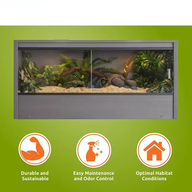 New Age Pets ECOFLEX 48x22.8x24" Grey Mojave Reptile Lounge