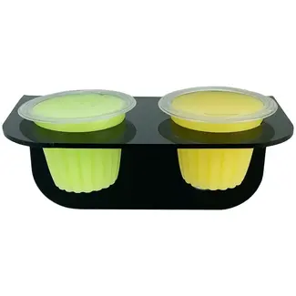 Twin Jelly Pots Holder - Komodo Reptile