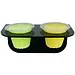 Twin Jelly Pots Holder - Komodo Reptile