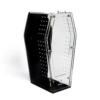 Tarantula Cribs Black Coffin Crib 10x5x5" Medium Tarantula Cribs