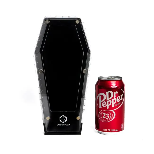 Tarantula Cribs Black Coffin Crib 10x5x5" Medium Tarantula Cribs