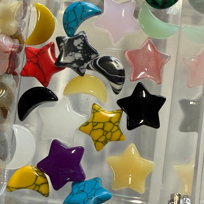 Assorted Crystal Moon or Star