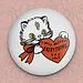 Stay Home Club Destroy Cat Magnet | Fridge Magnet - Stay Home Club