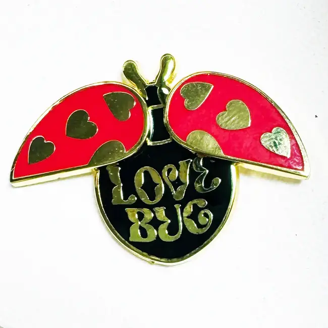 Strike Gently Co Love Bug Deluxe Pin by Strike Gently