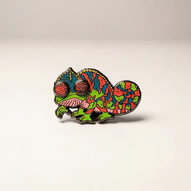 Strike Gently Co Chameleon Pin (Deluxe) by Strike Gently