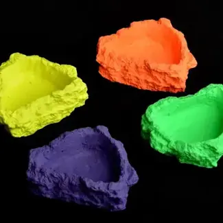 Habi-Scape Extra Small Reptile Rock Bowl (Flourescent)