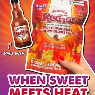 Frank's RedHot Spicy Gummy Bears 100g
