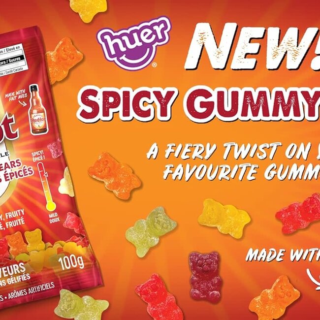 Frank's RedHot Spicy Gummy Bears 100g