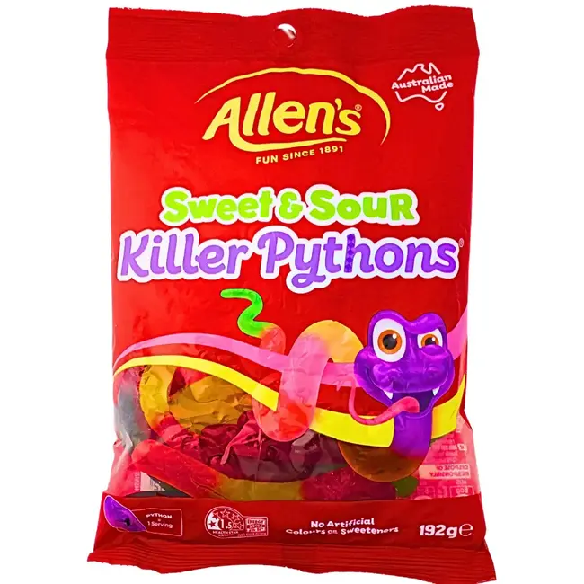 Allen's Sweet & Sour Killer Pythons 192g (Australia)