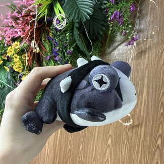 Goth Frog Plush by Frog Tree Games