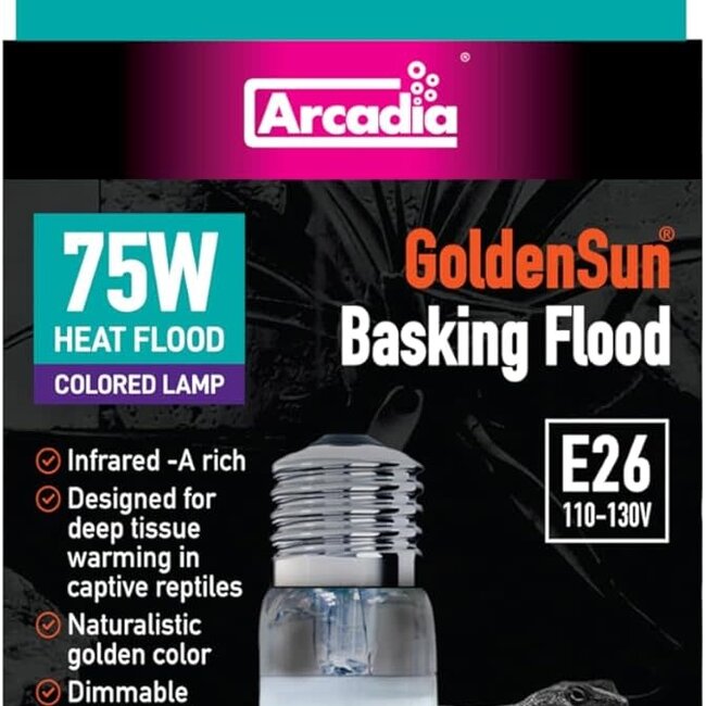 Arcadia Golden Sun Basking Floodlight 75w