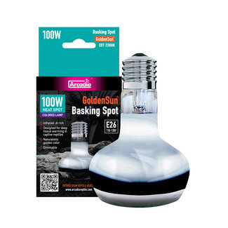 Arcadia Arcadia Golden Sun Basking Spot Lamp - 100W