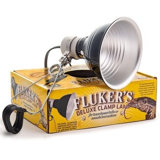 Flukers Fluker's Clamp Lamp with Switch 5.5" 75W