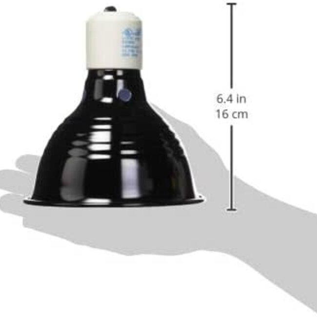 Flukers Fluker's Clamp Lamp with Switch 5.5" 75W