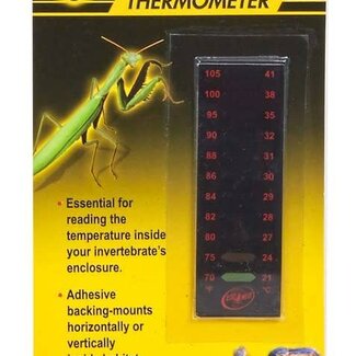 Zoo Med Zoo Med Creatures Thermometer, Black Stick on