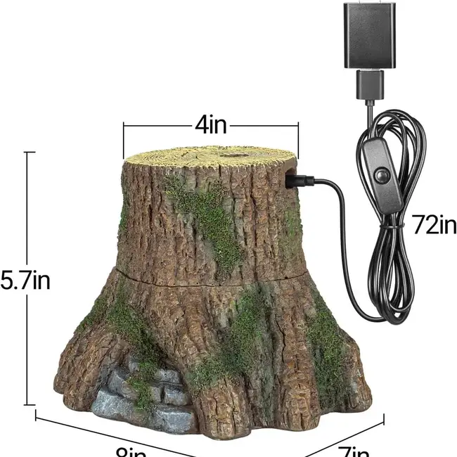ReptiZoo Reptile Tree Trunk Humidifier 1L