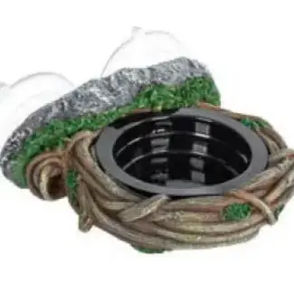 ReptiZoo Vine Ledge Single Cup Feeder (Suction Cup)