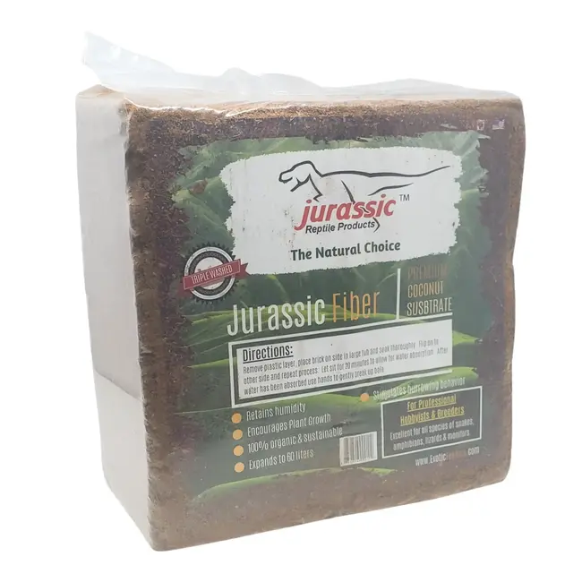 Jurassic Coco Fibre (Eco-Soil) Large Brick- 1/2 cubic ft - 5.0 kg