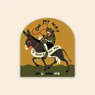 Make an Ass Vinyl Sticker by Stay Home Club