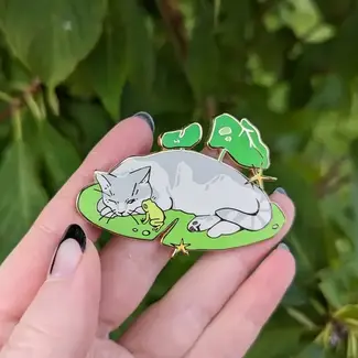 Lilypad - Catfrogs Enamel Pin by Frog Tree Games