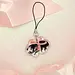 Bow Baby Beetle - Valentines 2025 Mini 1.5" Epoxy Phone Charm