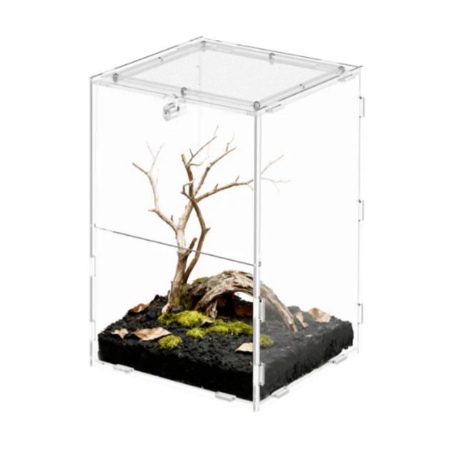 ReptiZoo Knock-Down Acrylic Enclosure 6" x 6.5" x 8.5", 3 mm Thick
