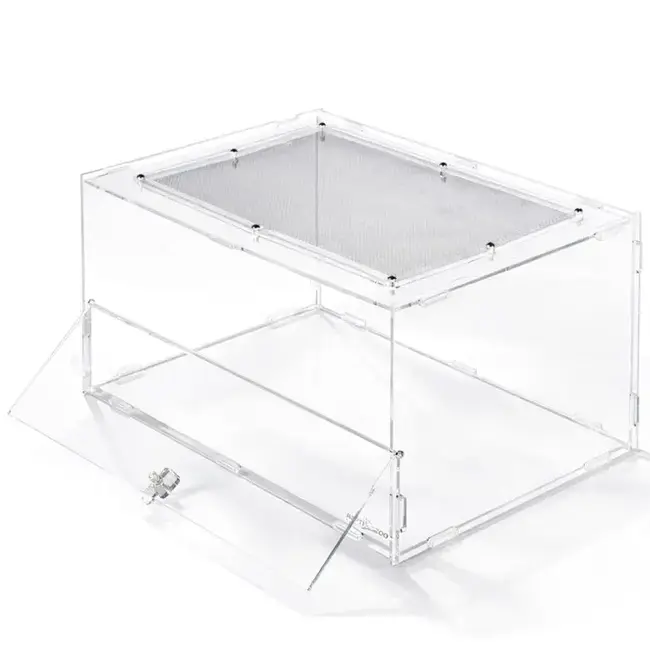 ReptiZoo Knock-Down Acrylic Enclosure 11.8" x 8" x 6", 3 mm Thick