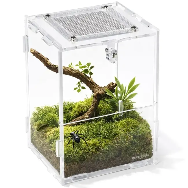 ReptiZoo Knock-Down Acrylic Enclosure 4.5" x 4" x 6.5", 3 mm Thick