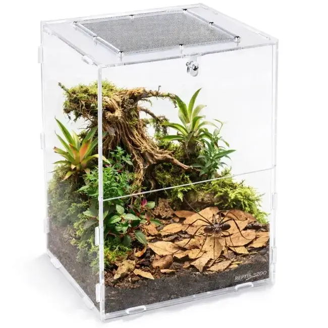 ReptiZoo Knock-Down Acrylic Enclosure 4.5" x 4" x 6.5", 3 mm Thick