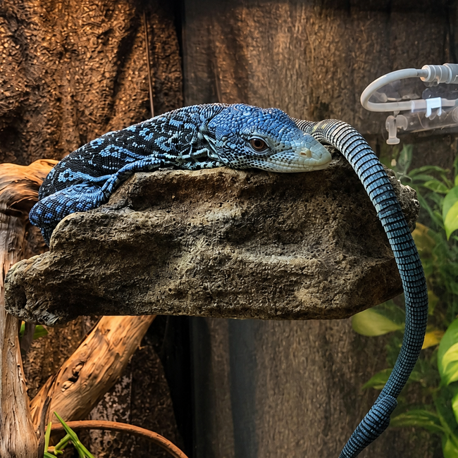 Blue Spotted Tree Monitor, Varanus macraei