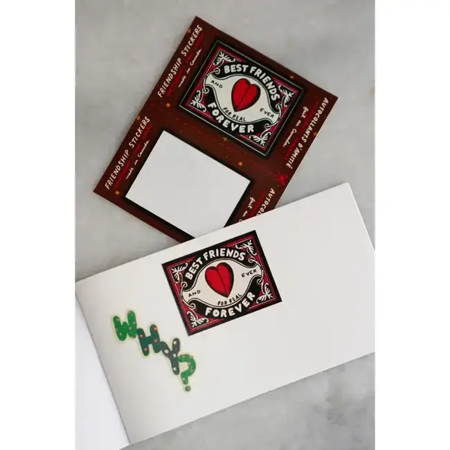Best Friends Sticker Set | Giftable Friendship Stickers Stay Home Club