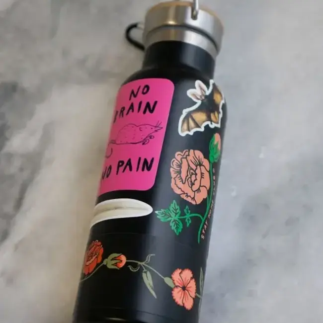 Flower Chain Bumper Sticker by Stay Home Club