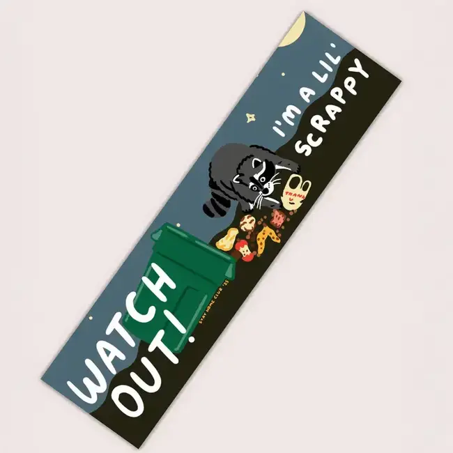 Scrappy Bumper Sticker by Stay Home Club