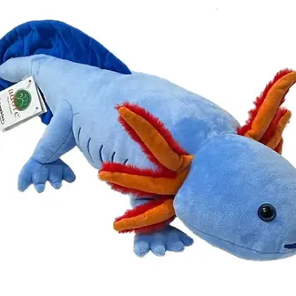 Morph the Axolotl Stuffed Toy Plushie 21" (Blue)