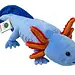 Morph the Axolotl Stuffed Toy Plushie 21" (Blue)